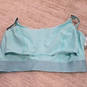 SARAH WELLS Light Blue Sports Pumping Bra